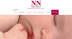 Desktop Screenshot of nightnannies.com